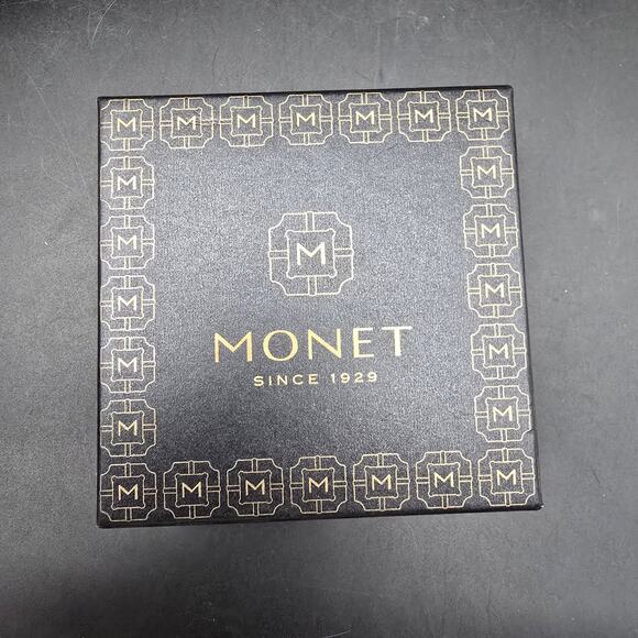 Monet Angel Compact Mirror Rhinestones In Box - Picture 3 of 6